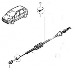 SP 7700417624 - Throttle Cable